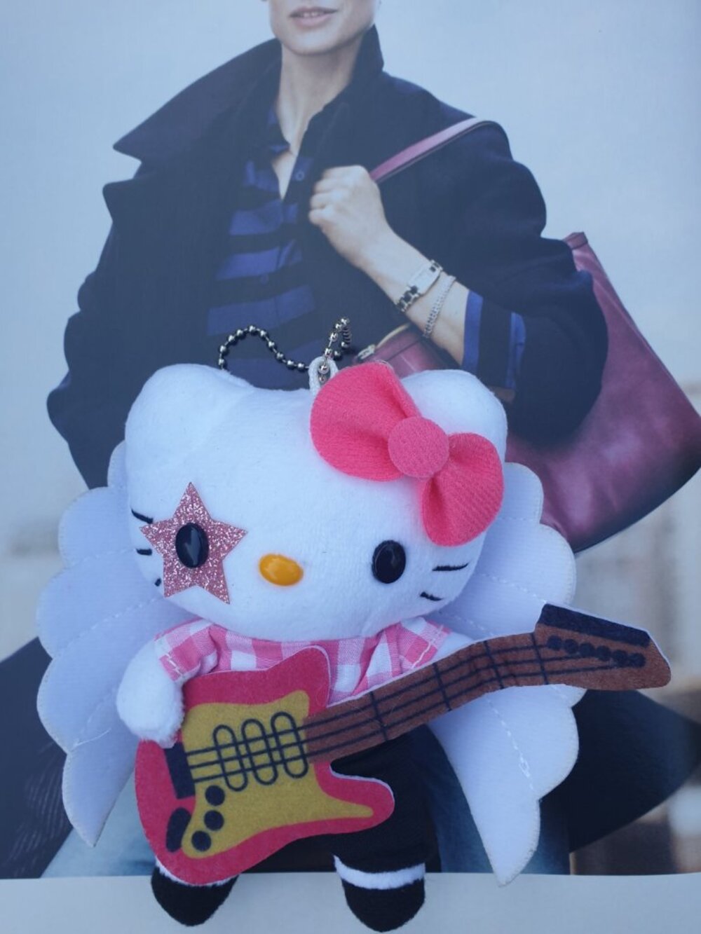 Hello Kitty Plush Fashion Key Chain Keyring Handbag Charm Women Accessory Gift